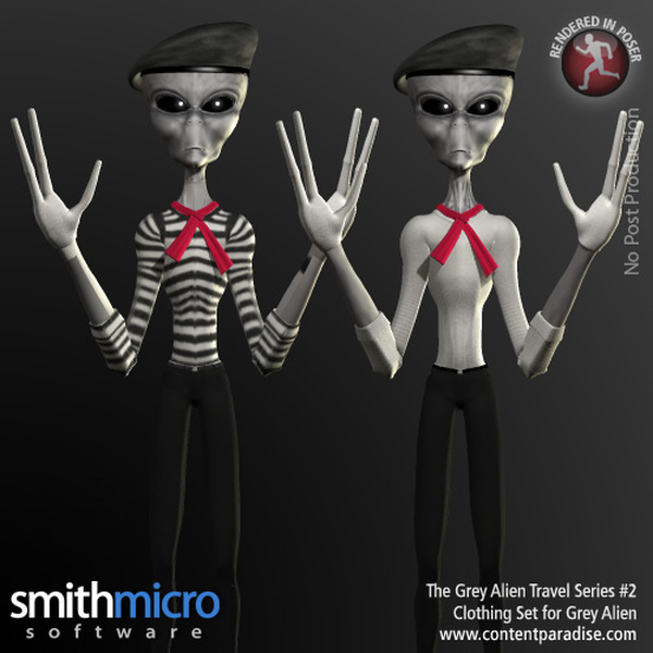 Grey Alien Travel Series #2 - France by N/A