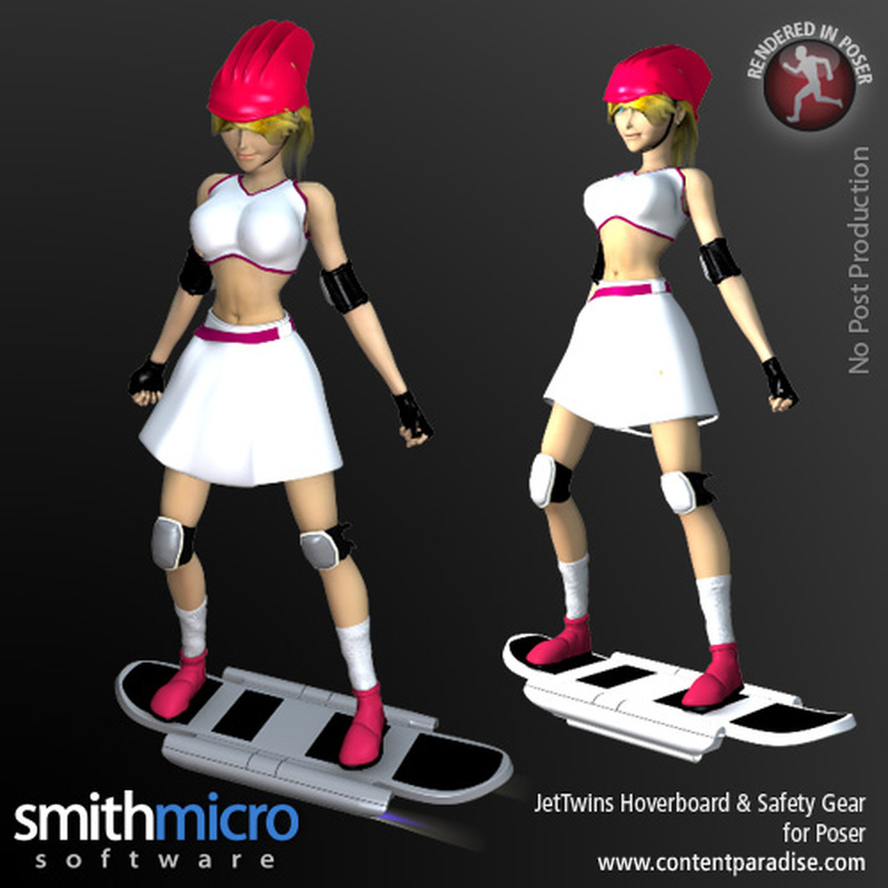 Hoverboard with Safety Gear (Jet Twins Series) by N/A