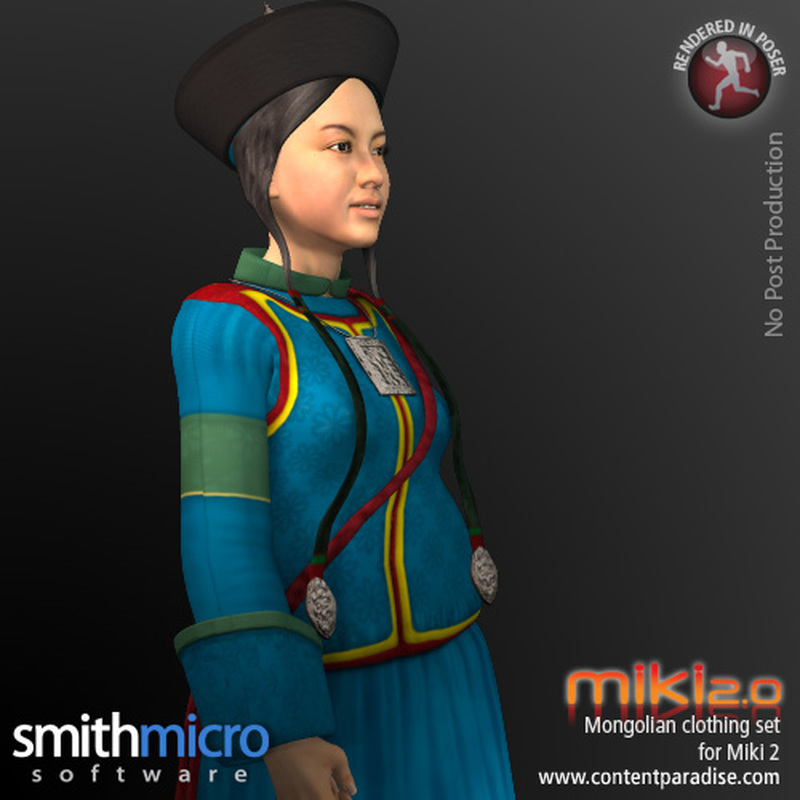 Mongolian Clothing Set for Miki 2.0 by N/A