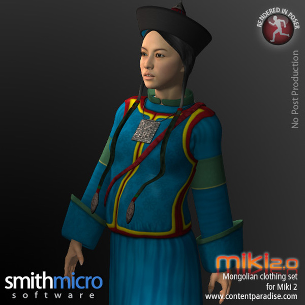 Mongolian Clothing Set for Miki 2.0 by N/A