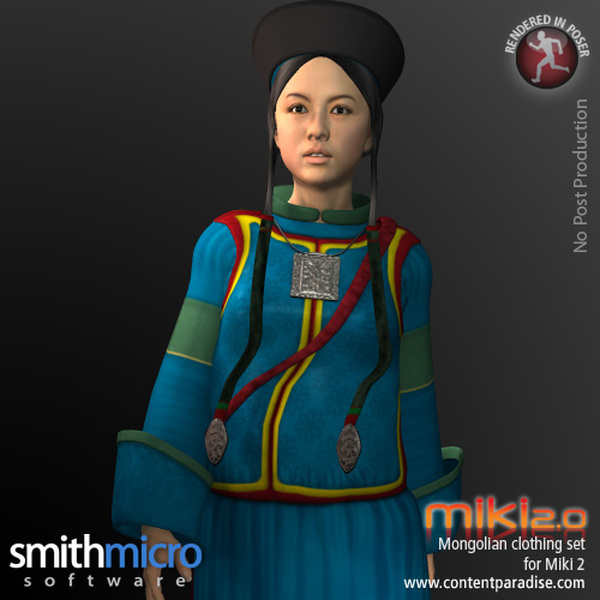 Mongolian Clothing Set for Miki 2.0 by N/A
