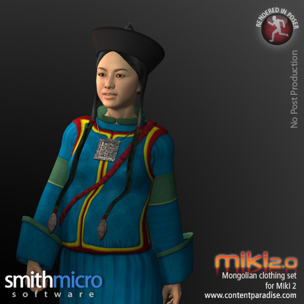 Mongolian Clothing Set for Miki 2.0 by N/A