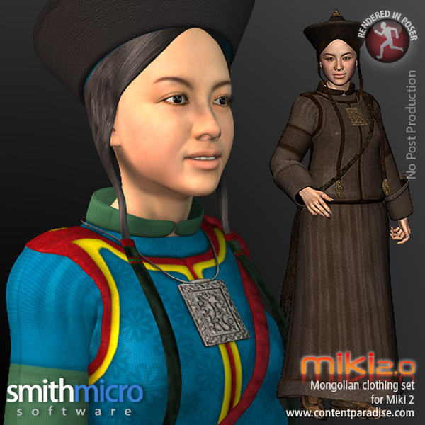 Mongolian Clothing Set for Miki 2.0 by N/A