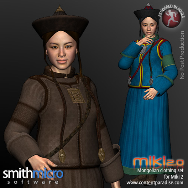 Mongolian Clothing Set for Miki 2.0 by N/A