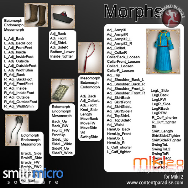 Mongolian Clothing Set for Miki 2.0 by N/A