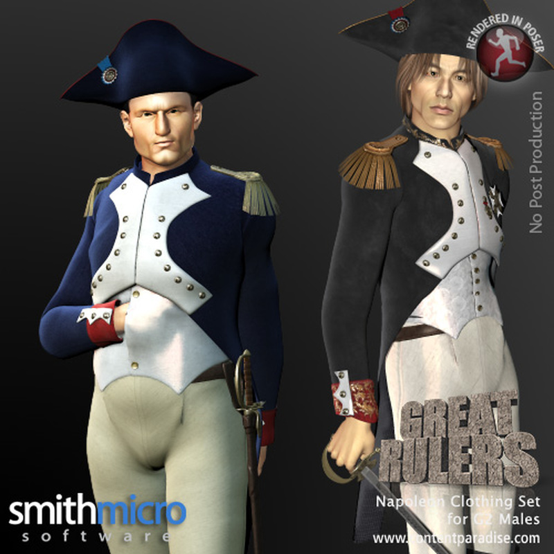 Napoleon Clothing Set for the G2 Males (Great Rulers) by N/A