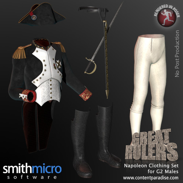 Napoleon Clothing Set for the G2 Males (Great Rulers) by N/A