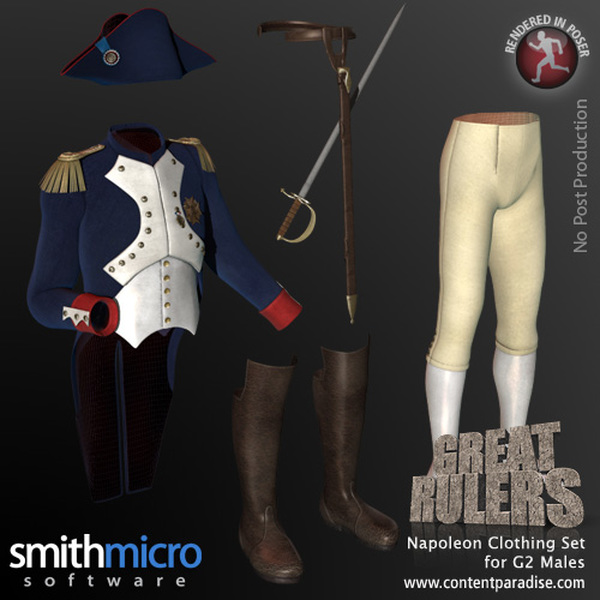 Napoleon Clothing Set for the G2 Males (Great Rulers) by N/A