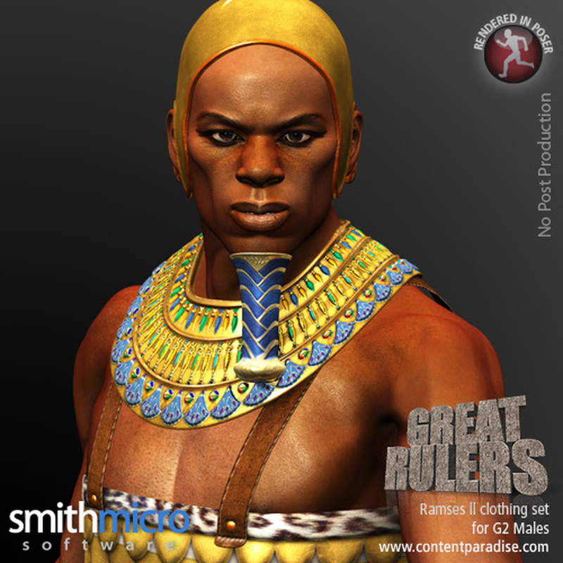 Ramses II Clothing Set for the G2 Males (Great Rulers) by N/A