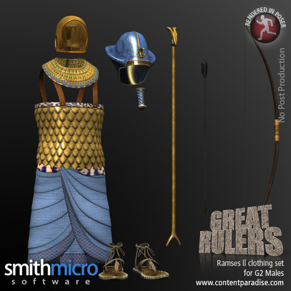 Ramses II Clothing Set for the G2 Males (Great Rulers) by N/A