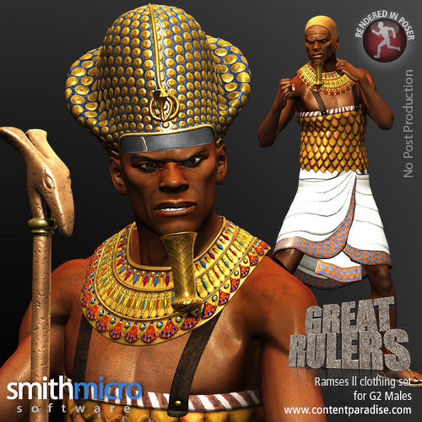 Ramses II Clothing Set for the G2 Males (Great Rulers) by N/A