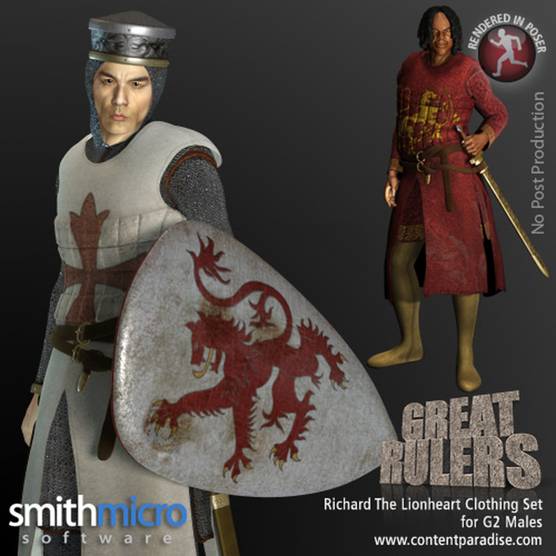 King Richard the Lionhearted Clothing Set for the G2 Males (Great Rulers) by N/A