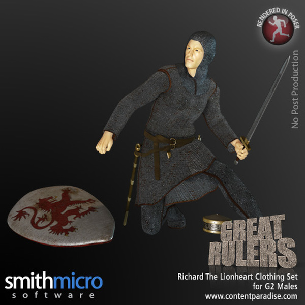 King Richard the Lionhearted Clothing Set for the G2 Males (Great Rulers) by N/A