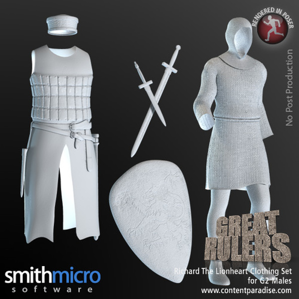 King Richard the Lionhearted Clothing Set for the G2 Males (Great Rulers) by N/A