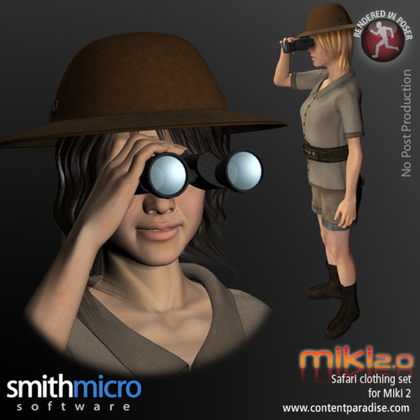 Safari Clothing for Miki 2.0 by N/A