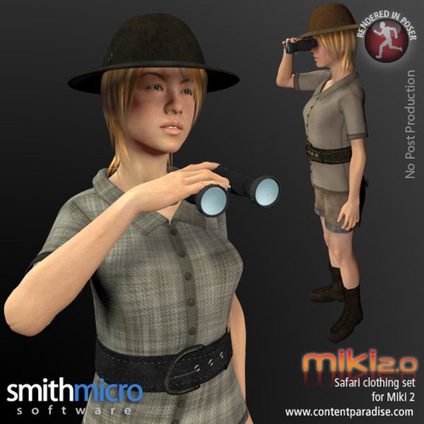 Safari Clothing for Miki 2.0 by N/A