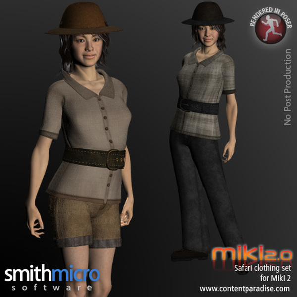 Safari Clothing for Miki 2.0 by N/A