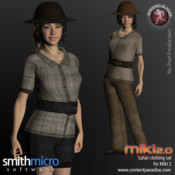 Safari Clothing for Miki 2.0 by N/A
