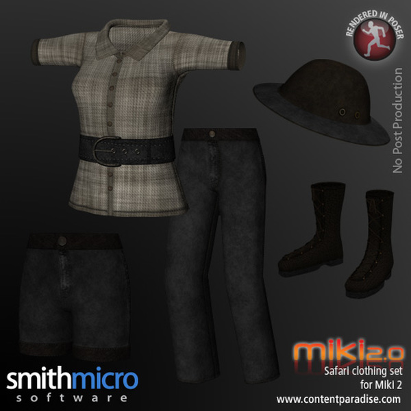 Safari Clothing for Miki 2.0 by N/A
