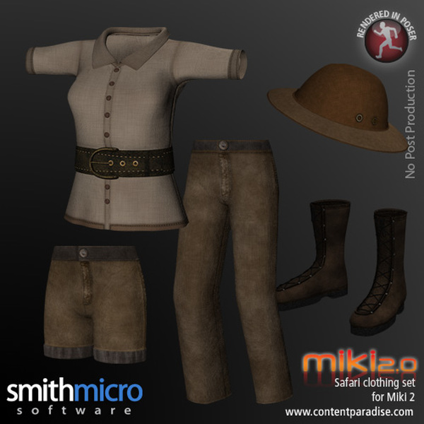 Safari Clothing for Miki 2.0 by N/A