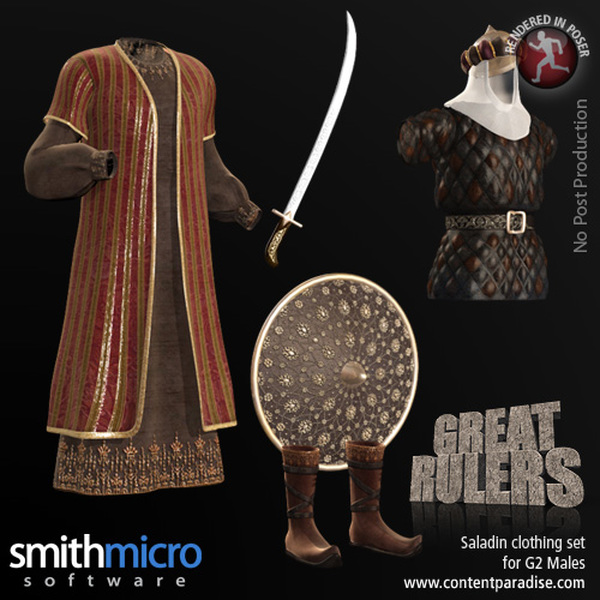 Saladin Clothing Set for the G2 Males (Great Rulers) by N/A