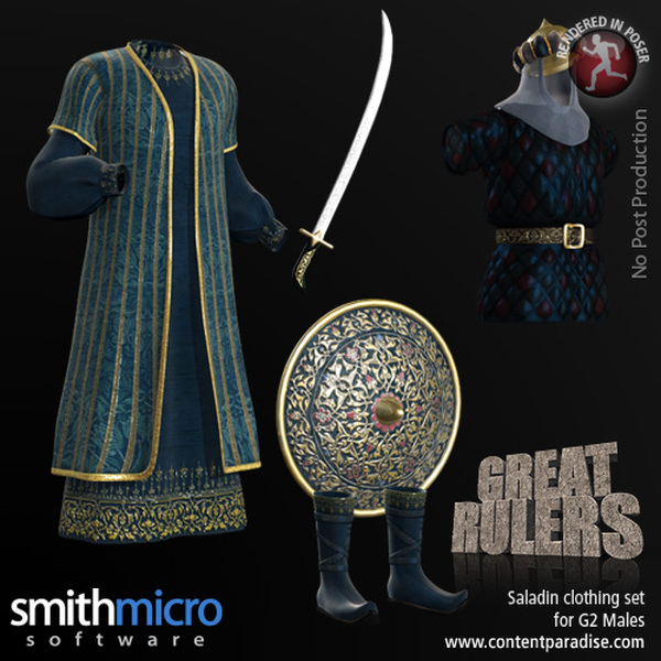 Saladin Clothing Set for the G2 Males (Great Rulers) by N/A