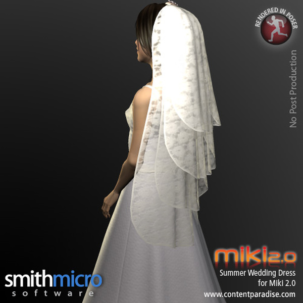 Summer Wedding Dress for Miki 2.0 by N/A