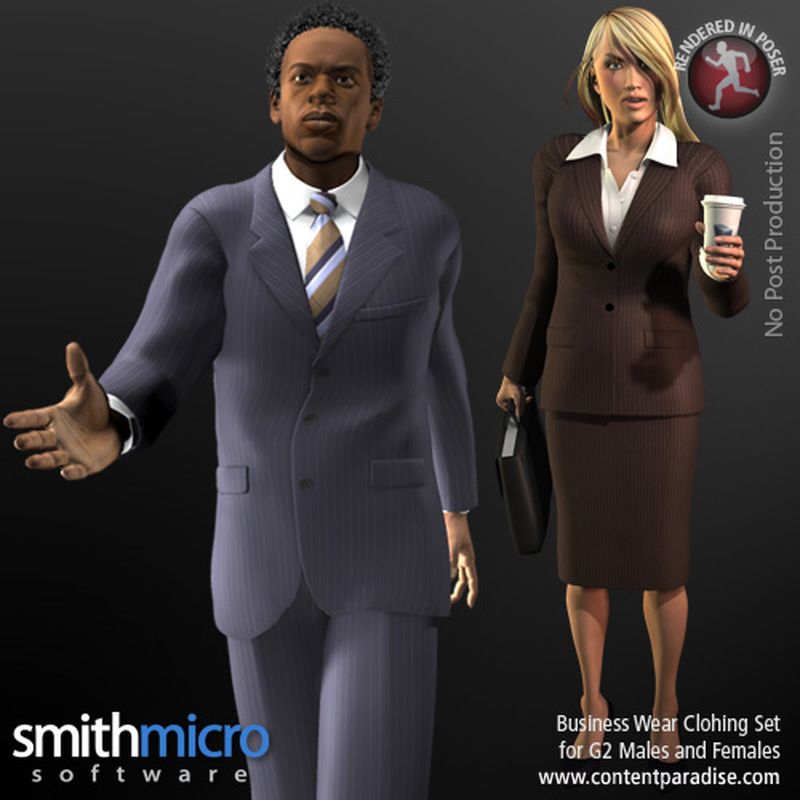 Business Clothing for G2 Figures (Career Series) by N/A