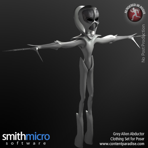 Grey Alien Abductor Suit by N/A