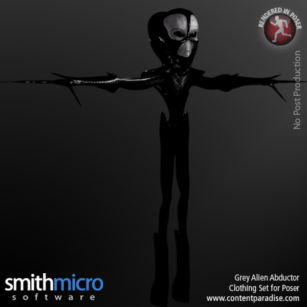 Grey Alien Abductor Suit by N/A