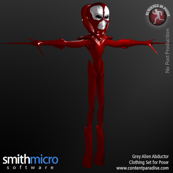 Grey Alien Abductor Suit by N/A