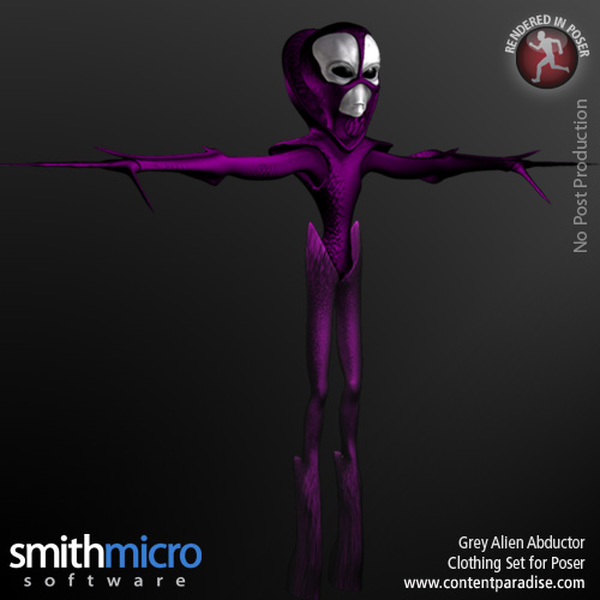 Grey Alien Abductor Suit by N/A