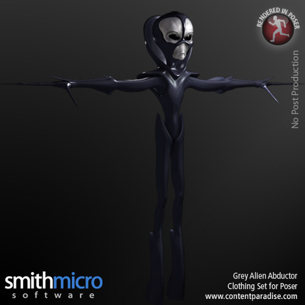Grey Alien Abductor Suit by N/A
