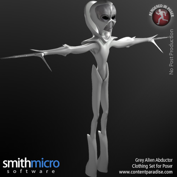 Grey Alien Abductor Suit by N/A