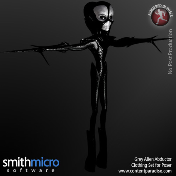 Grey Alien Abductor Suit by N/A