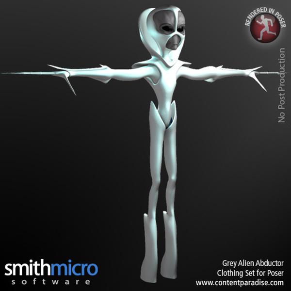 Grey Alien Abductor Suit by N/A