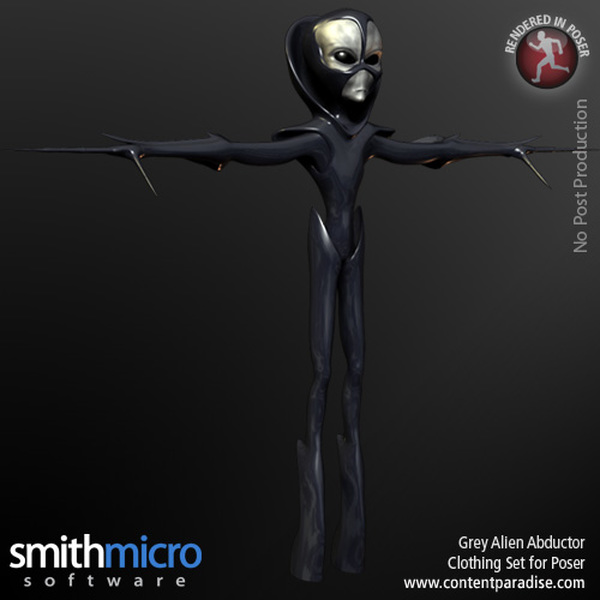 Grey Alien Abductor Suit by N/A