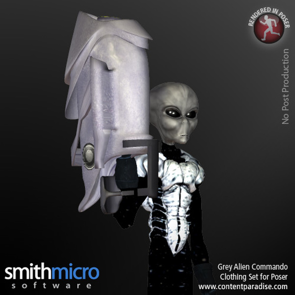 Grey Alien Commando by N/A