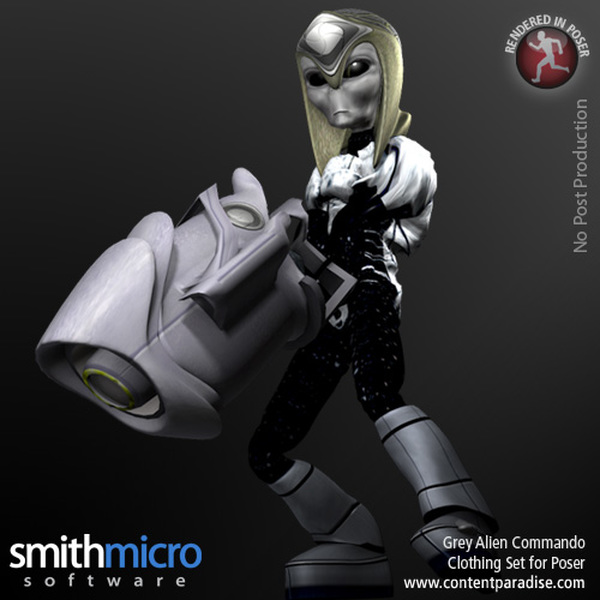 Grey Alien Commando by N/A