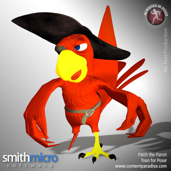 Patch the Toon Parrot by N/A