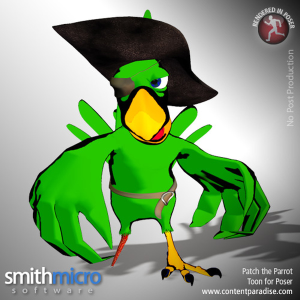 Patch the Toon Parrot by N/A