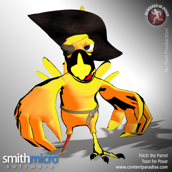 Patch the Toon Parrot by N/A