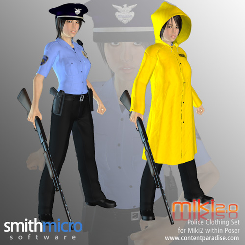 Police Clothing for Miki 2.0 by N/A