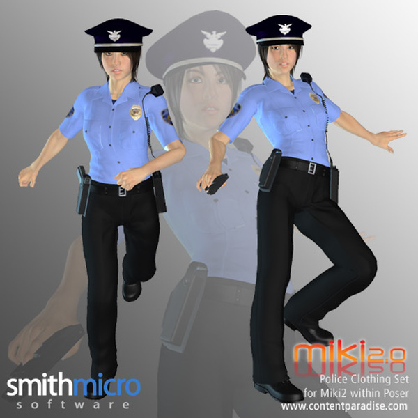 Police Clothing for Miki 2.0 by N/A
