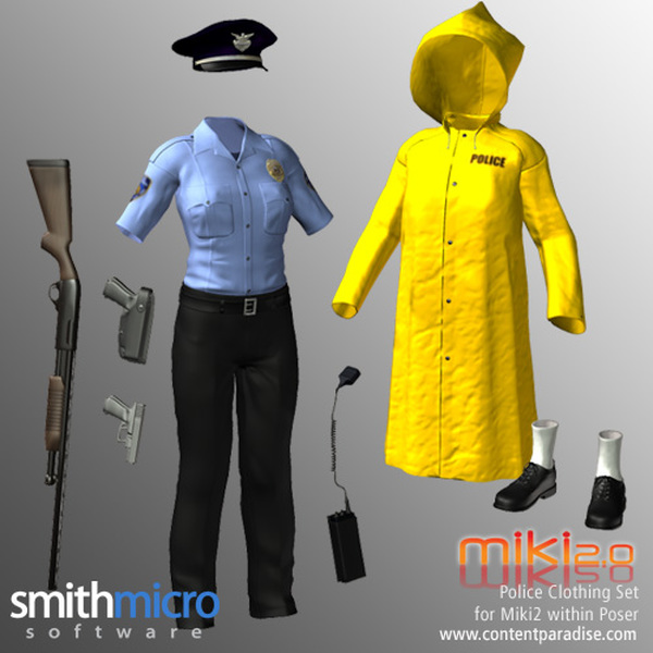 Police Clothing for Miki 2.0 by N/A