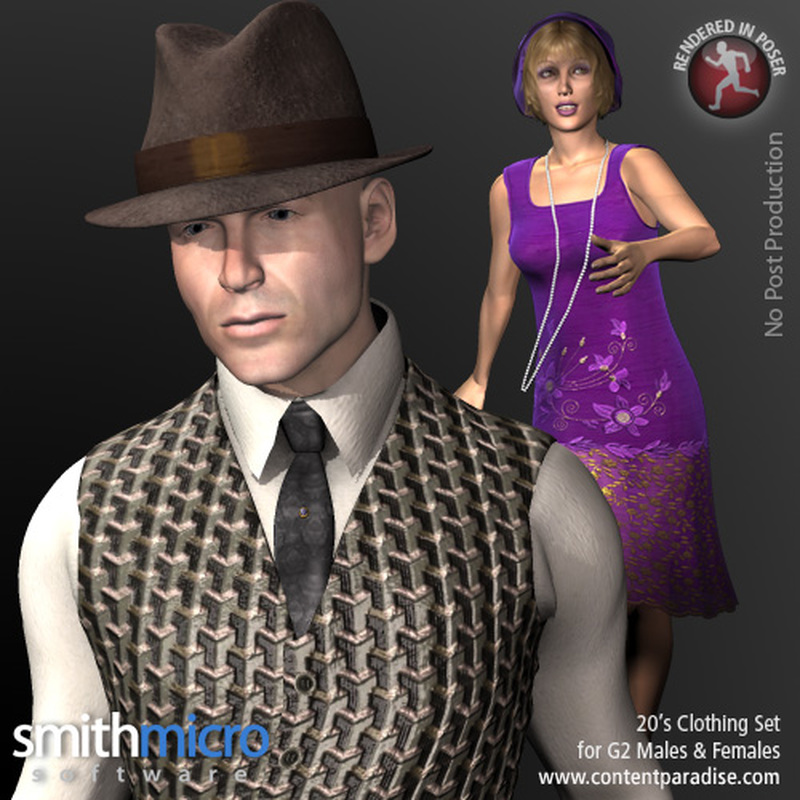 20's Clothing for G2 Figures (Time Travel Series) by N/A