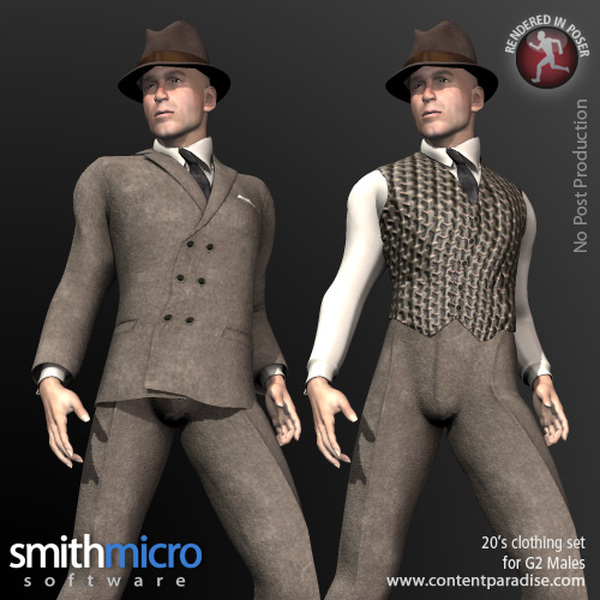 20's Clothing for G2 Figures (Time Travel Series) by N/A