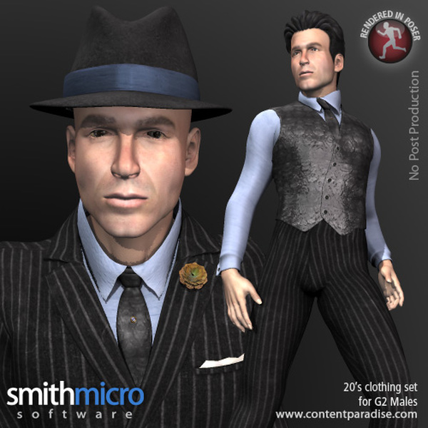 20's Clothing for G2 Figures (Time Travel Series) by N/A