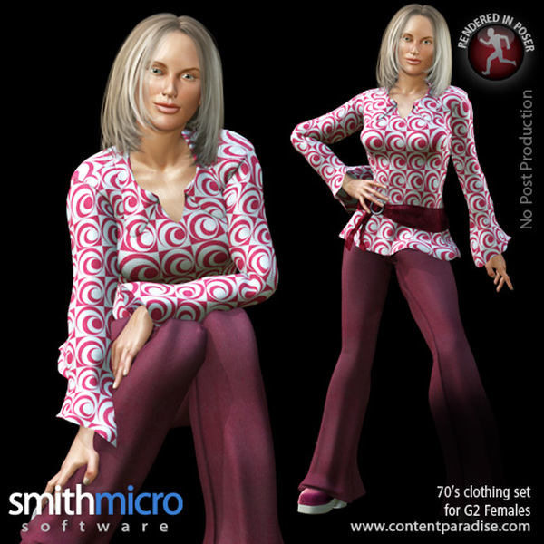 70's Clothing for G2 Figures (Time Travel Series) by N/A