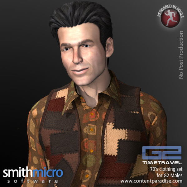 70's Clothing for G2 Figures (Time Travel Series) by N/A